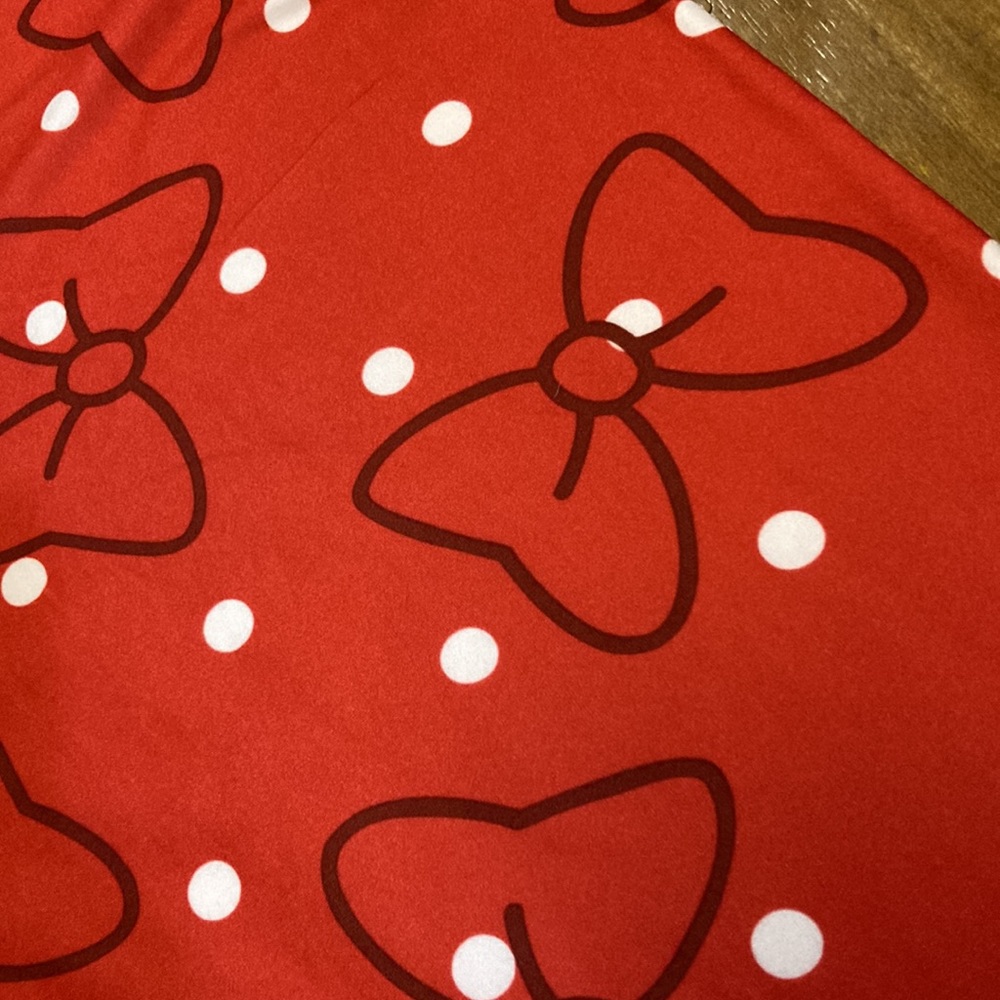 Plus Size Disney Leggings Mini Mouse Bows - Picture 6 of 8